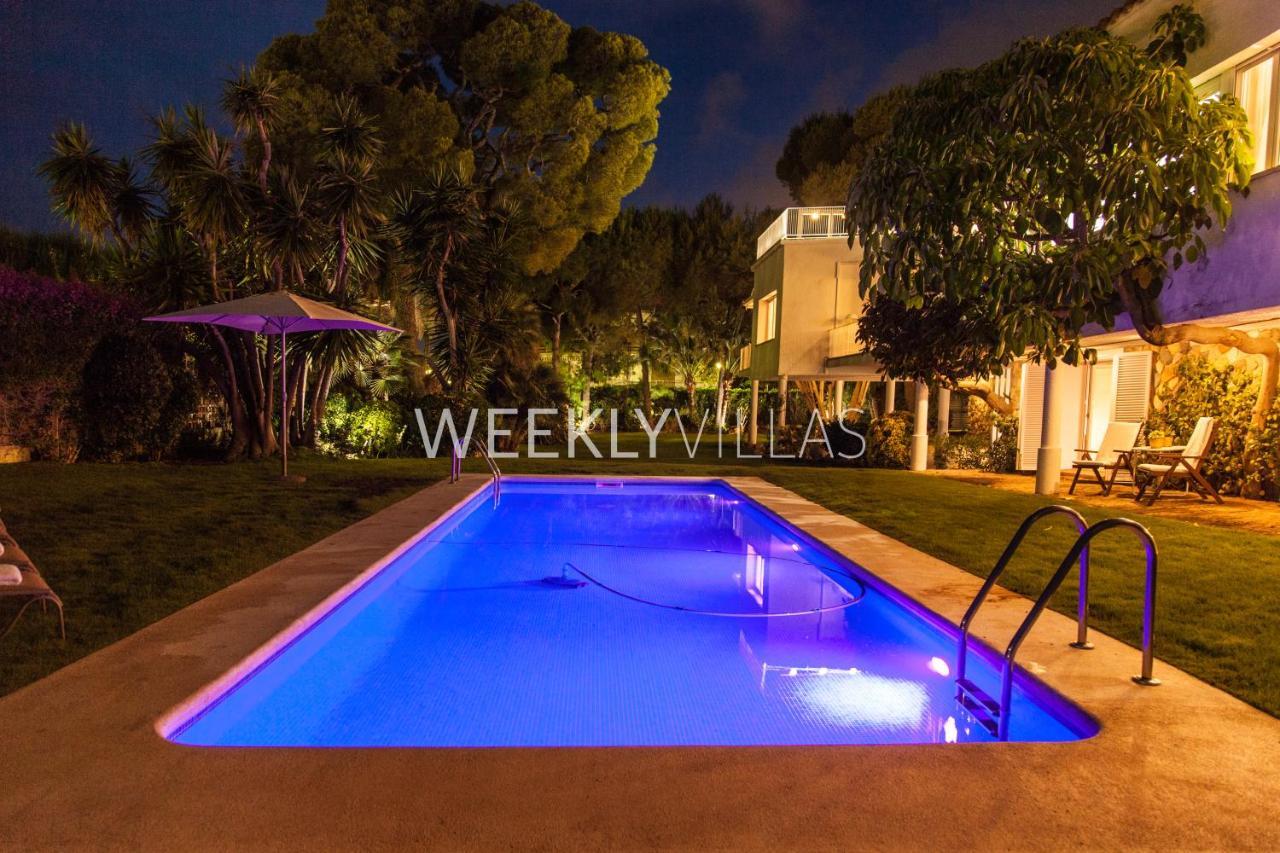 Villa Sitges Tupinetti Beach At 1 Min Walk Amaizing Garden And View Center Sitges 5 Minutes Walk Exteriér fotografie